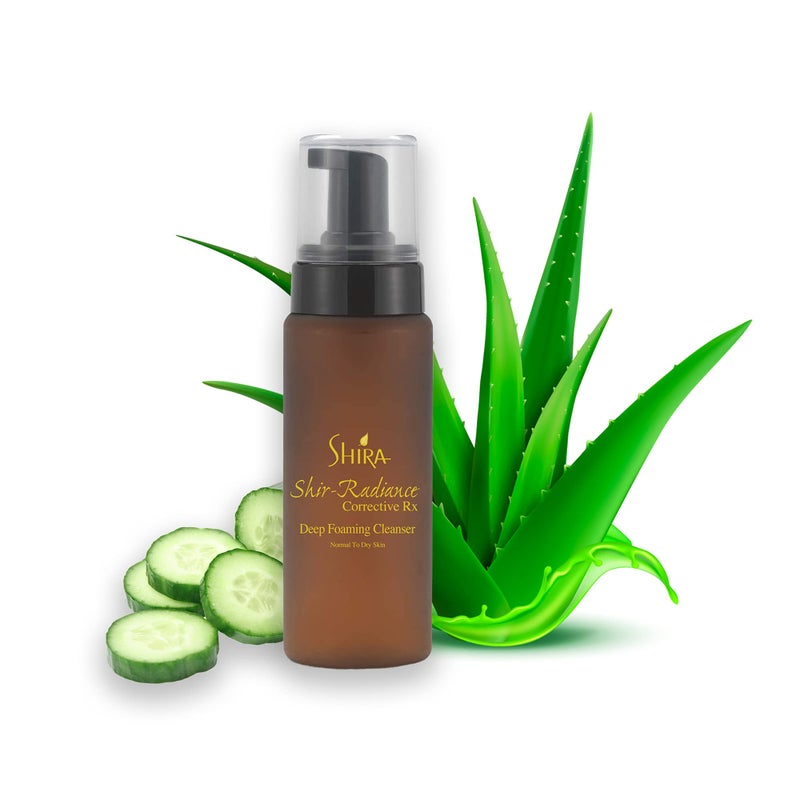 Shira Shir-Radiance Corrective RX Deep Foaming Cleansing Face Wash For Balanced Skin PH, Skin Brighting, Deep Pore Cleansing for Normal to Dry Skin (200ml) - Image 2